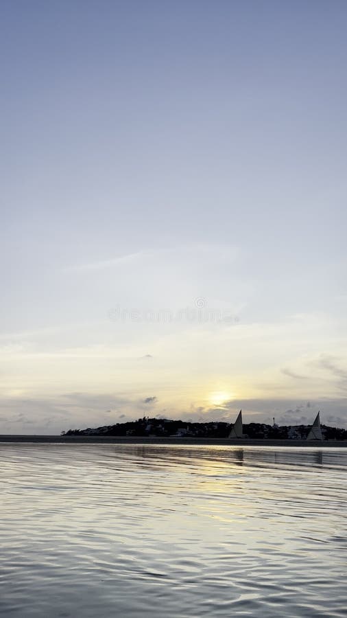 Tramonto tramonto tramonto spiaggia cielo nuvoloso mare mare mare paesaggio oceanico shela lamu regione costiera kenya africa orie