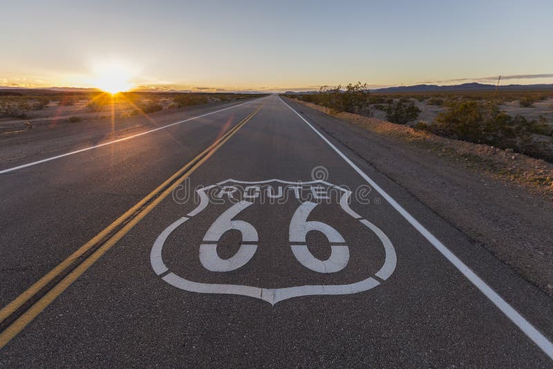 Tramonto su Route 66