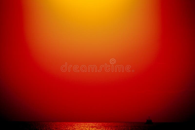 Tramonto sul golfo della Finlandia fotografie stock Tramonto sul golfo della Finlandia fotografie stock