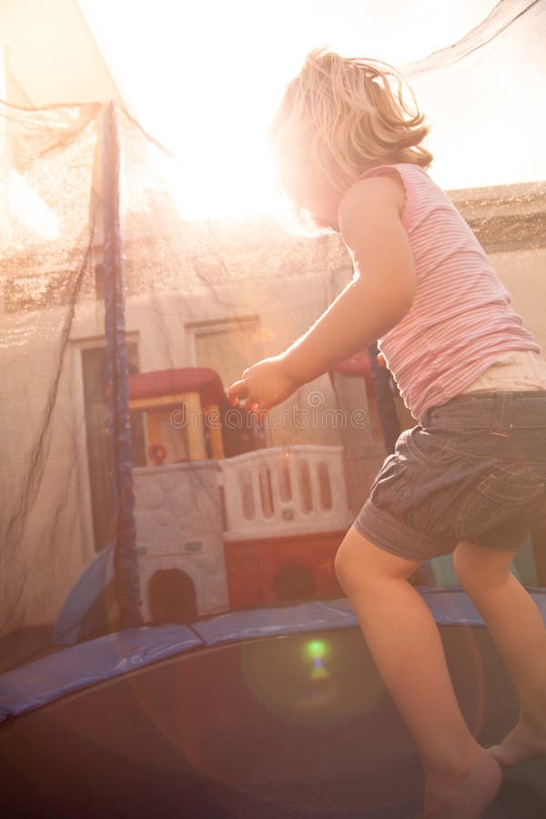 Trampolim imagens de stock royalty free