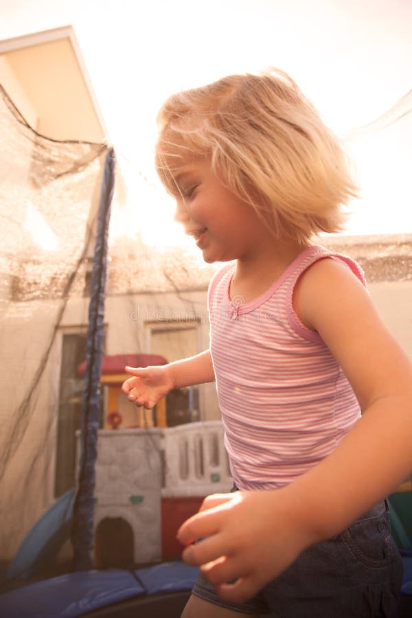 Trampoline foto de stock royalty free