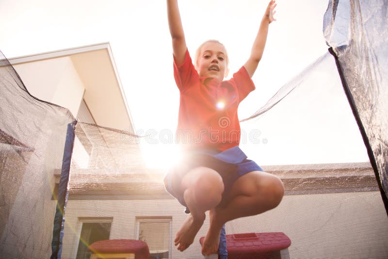 Trampolim fotos de stock royalty free