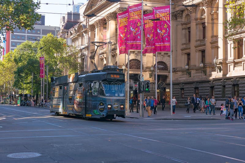 Trams de Melbourne photographie stock libre de droits Trams de Melbourne photographie stock libre de droits