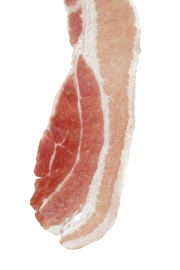 Tranche de coupe de lard photo stock. Image du blanc 32266284