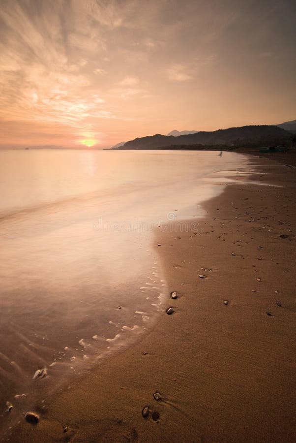 Tranquil Beach Sunset