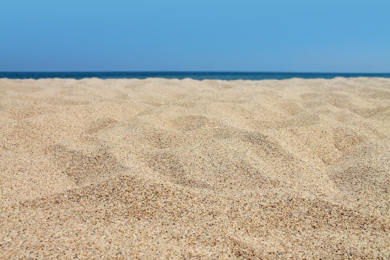 Tranquil Empty Sandy Beach Close Up Stock Image Image Of Coastline Horizontal