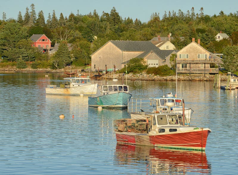 Tranquil fishing village