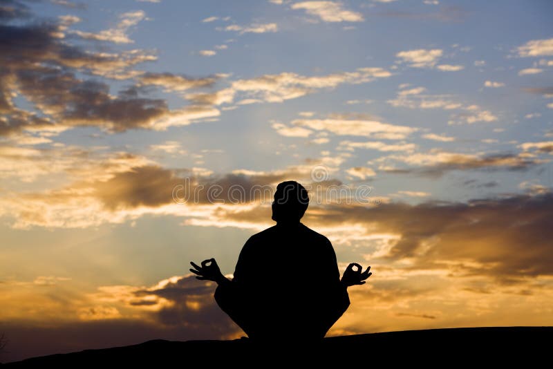 Tranquil Meditation stock photo. Image of outdoors, outside - 9333554