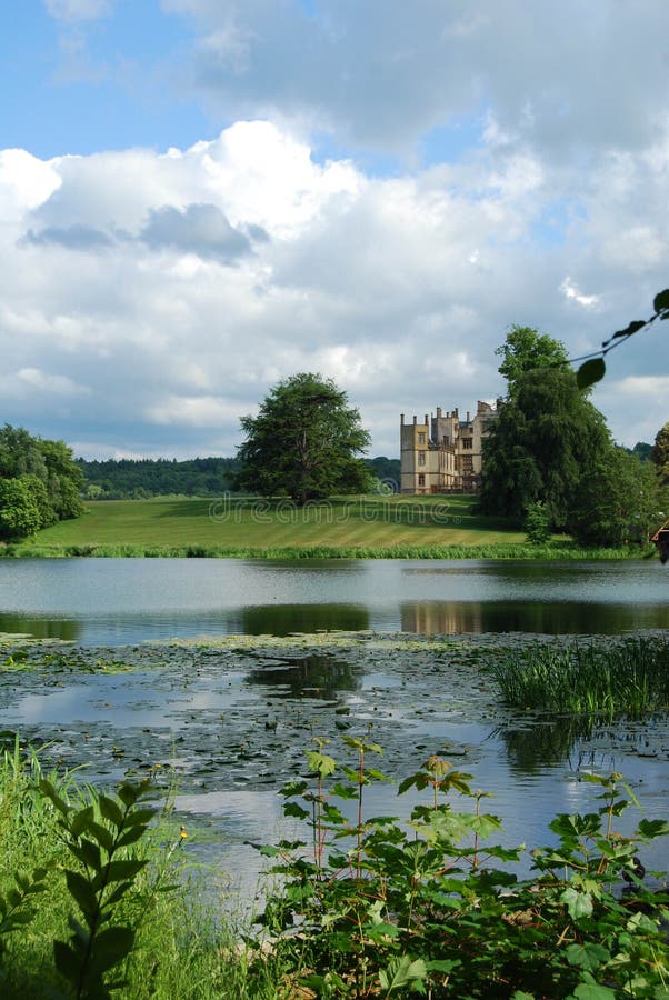 Tranquil river scene at Sherborne, Dorset