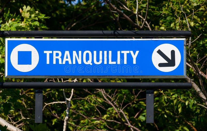 Tranquility Sign