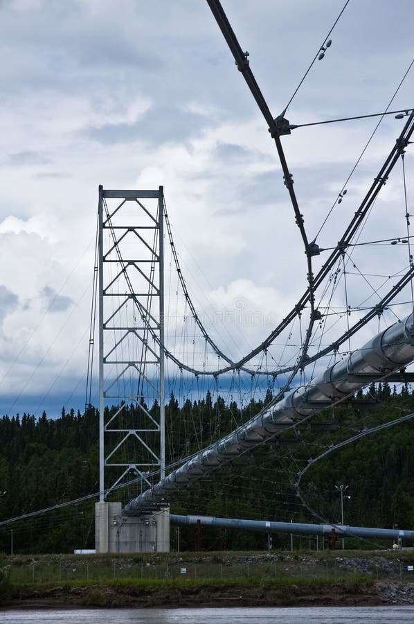 Trans-Alaska Pipeline royalty free stock photo