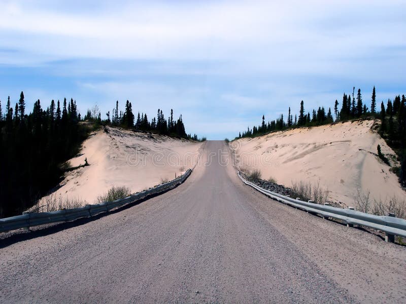 Download Trans Labrador Highway stock image. Image of rails, gravel - 6571