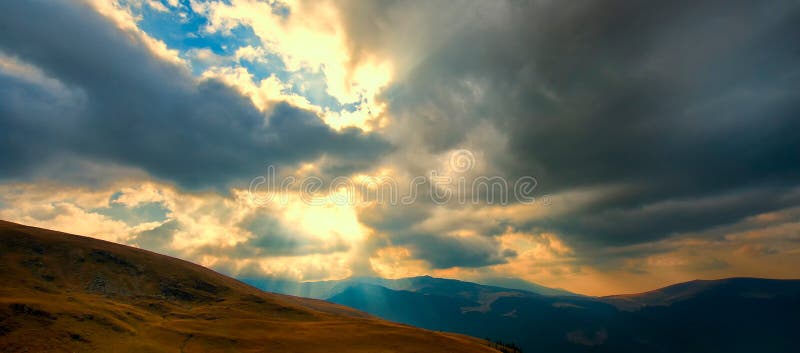 Transalpina, the highest altitude road in Romania, crossing the Parang mountains. Transalpina stock images, royalty-free photos and pictures