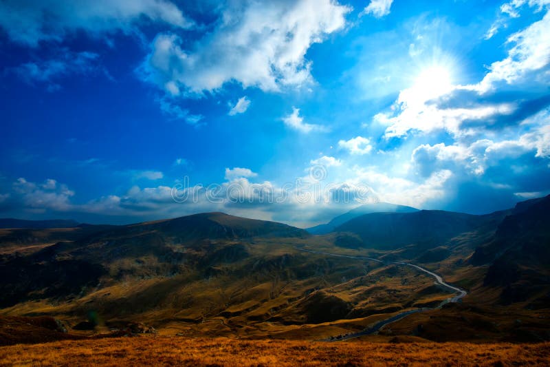 Transalpina, the highest altitude road in Romania, crossing the Parang mountains. Transalpina stock images, royalty-free photos and pictures