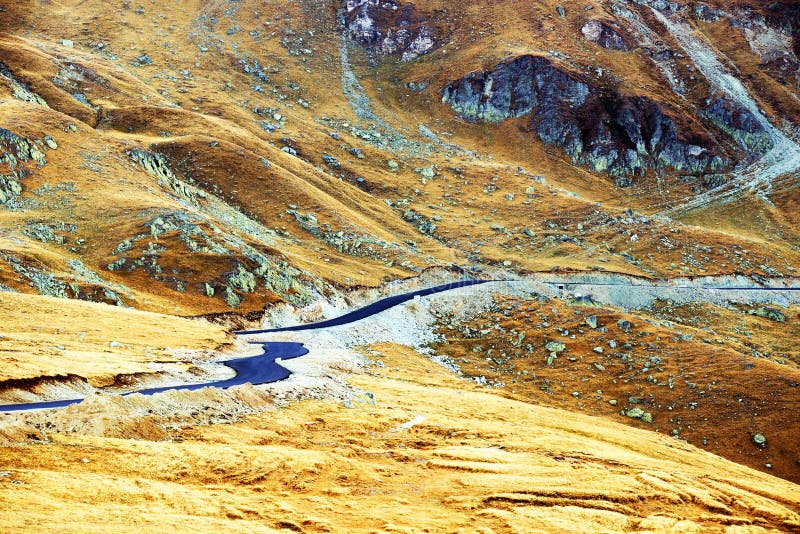 Transalpina Mountain Road in Parang Mountains, Romania. Transalpina stock images, royalty-free photos and pictures