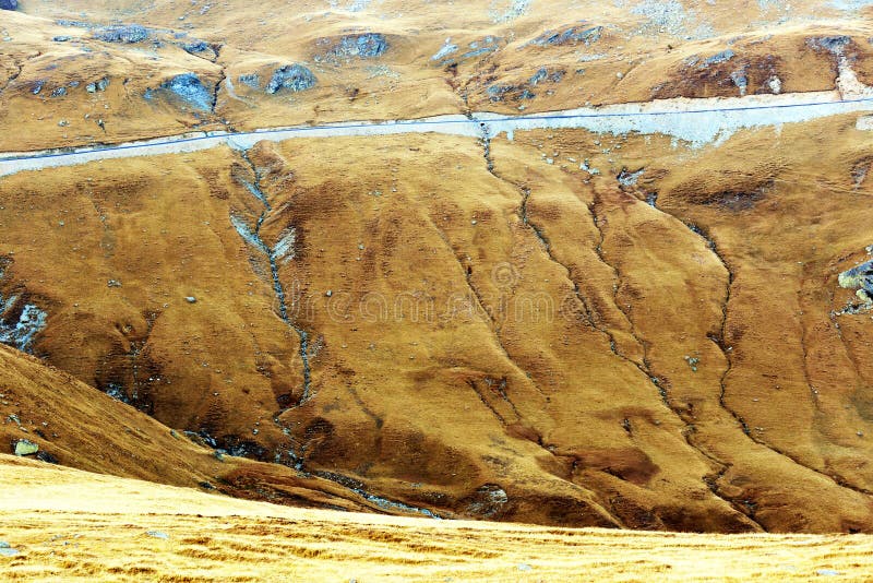 Transalpina Mountain Road in Parang Mountains, Romania. Transalpina stock images, royalty-free photos and pictures