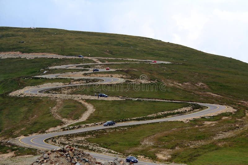 TransalpinaStraße, Transsilvanische Alpen, Rumänien Stockbild Bild