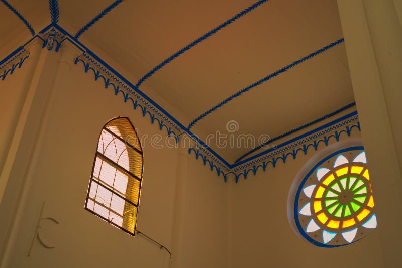 Transept roof of church of Saint Francis Xavier Melaka Malaysia royalty free stock photography Transept roof of church of Saint Francis Xavier Melaka Malaysia royalty free stock photography