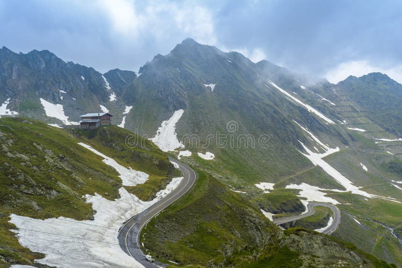 Transfagarasan imagen de archivo Transfagarasan imagen de archivo