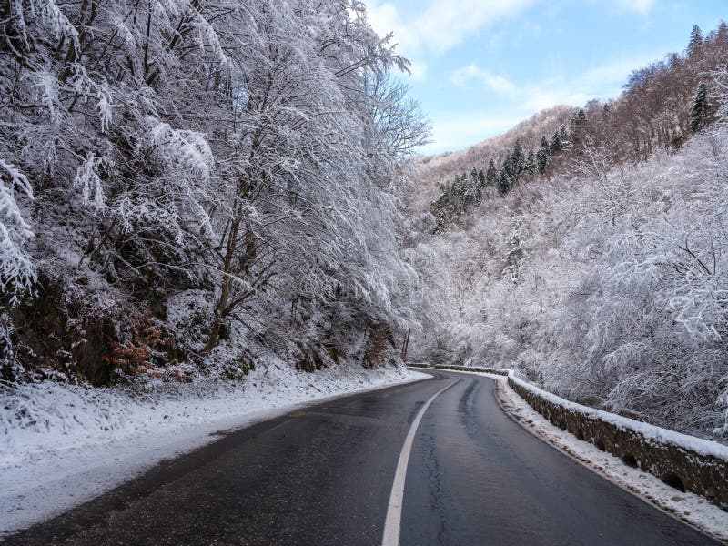 Transfagarasan-Landstraße in Rumänien stockfoto Transfagarasan-Landstraße in Rumänien stockfoto