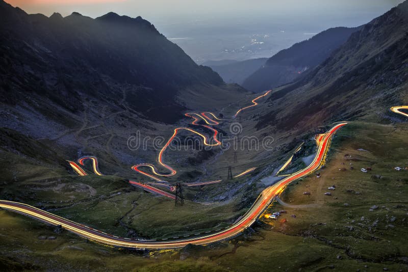 Transfagarasan road, Rumänien royaltyfri bild Transfagarasan road, Rumänien royaltyfri bild