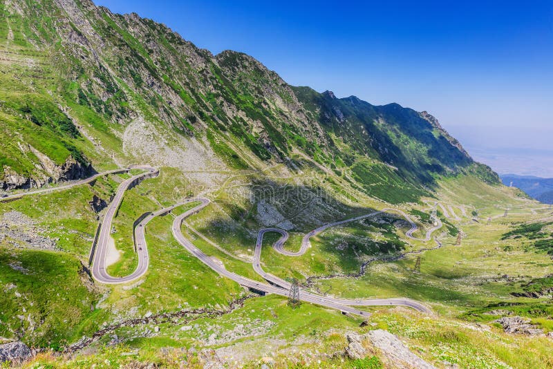 Transfagarasan Rumänien royaltyfria foton Transfagarasan Rumänien royaltyfria foton