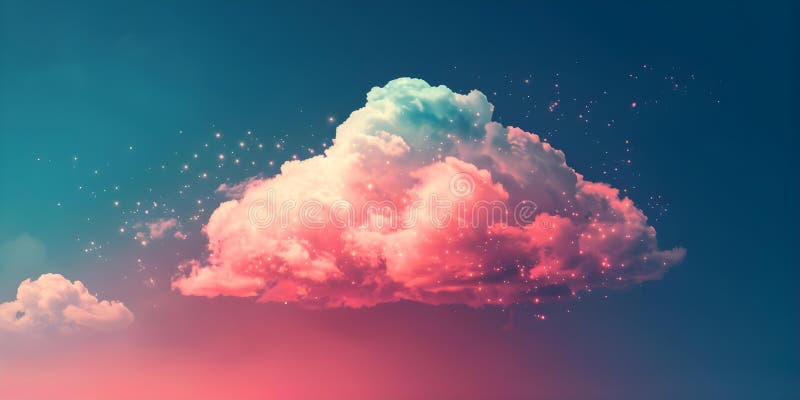 Transfer files securely using cloud technology FTP protocol and computer backup for efficient data stock illustration