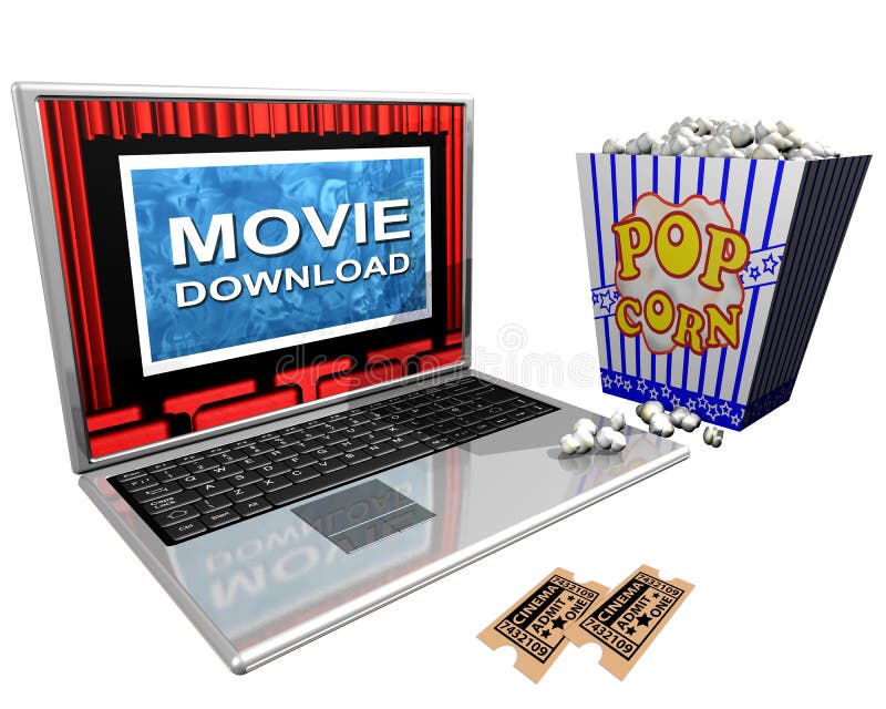 Transferencia directa de la película ilustración del vector Transferencia directa de la película ilustración del vector