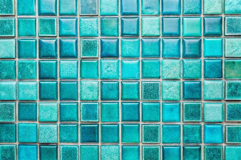 Stunning Turquoise Mosaic Tile Patterns for Bathrooms and Pools Geometric Designs for Vibrant Modern Spaces vector illustration