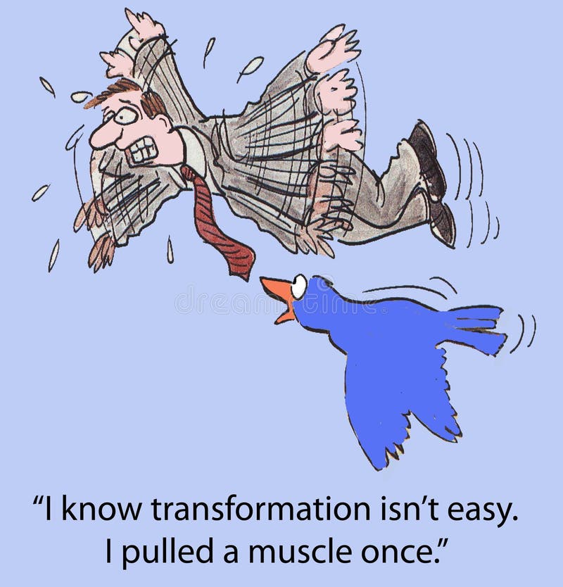 Transformation illustration stock Transformation illustration stock
