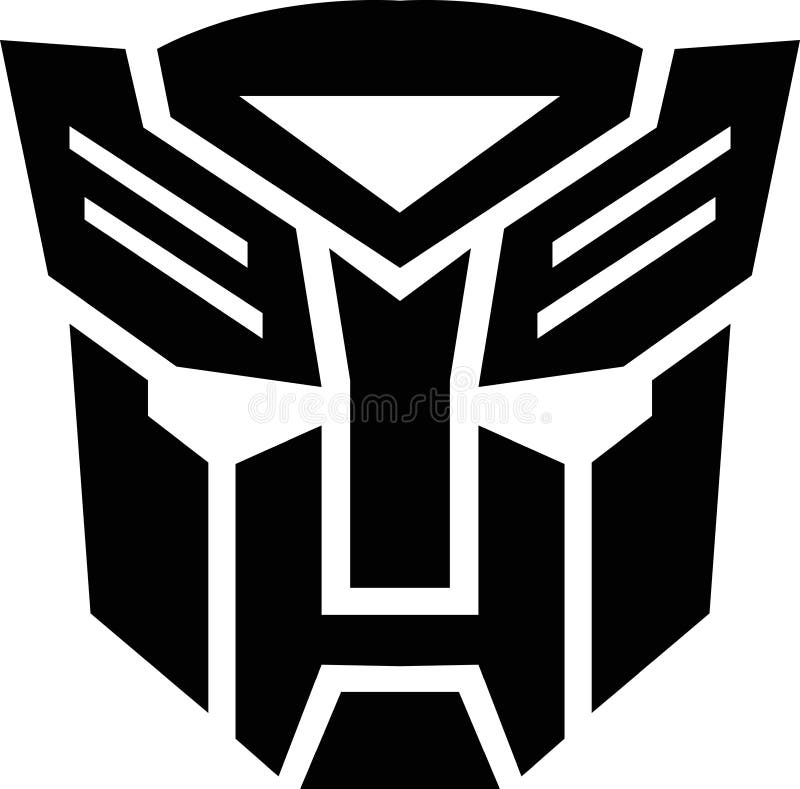 Transformers Movie symbol icon logo face robot clipart image