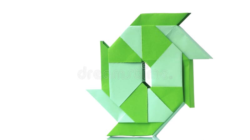 Transforming Ninja Star Origami On White Background Stock Image Image Of Handicraft Hard 145768367