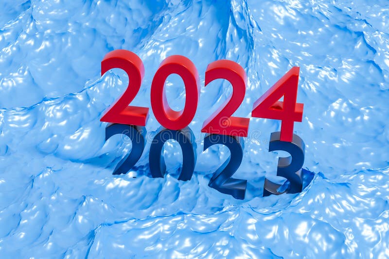 Transition from 2023 To 2024 Embracing the New Year S Wave of Change