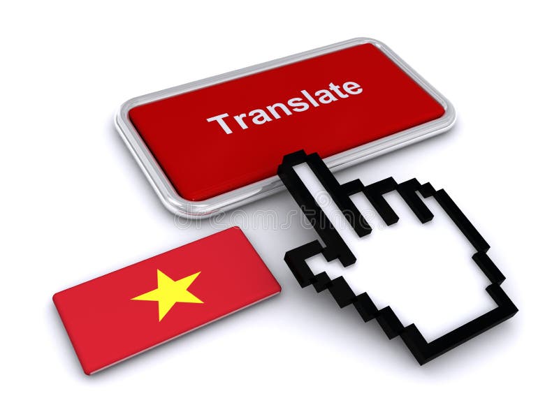 Translate vietnam language stock illustration. Illustration of flat