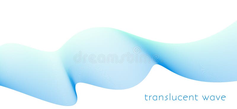 Translucent light blue wave on white background. Subtle pattern vector illustration Translucent light blue wave on white background. Subtle pattern vector illustration
