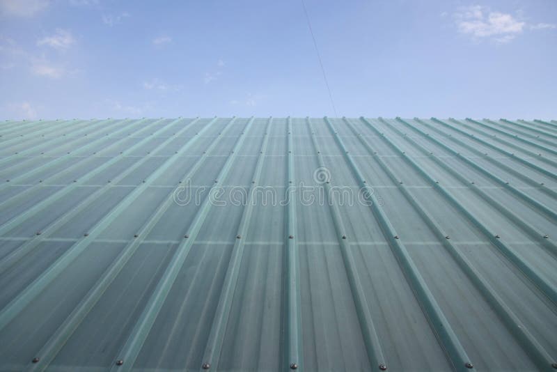Translucent Roof With Opening To Sky Stock Image - Image of thinking ...