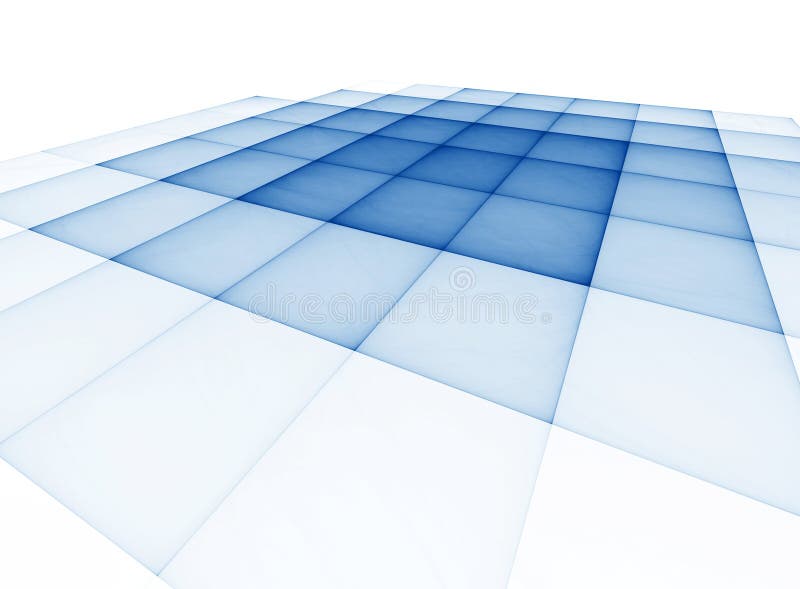 Translucent surface in a blue cage royalty free illustration Translucent surface in a blue cage royalty free illustration