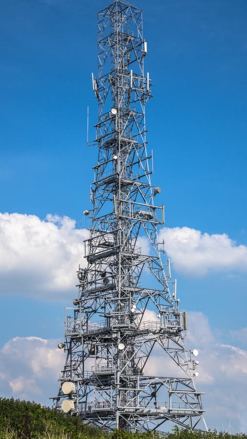Transmitter Mast stock image. Image of frame, broadcast 40828553