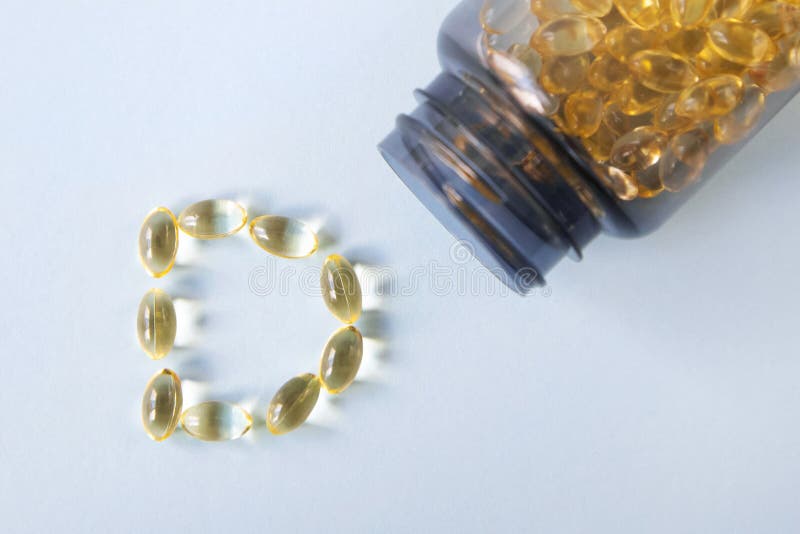 The Capsules are on the Surface in the Form of the Letter D Next To the