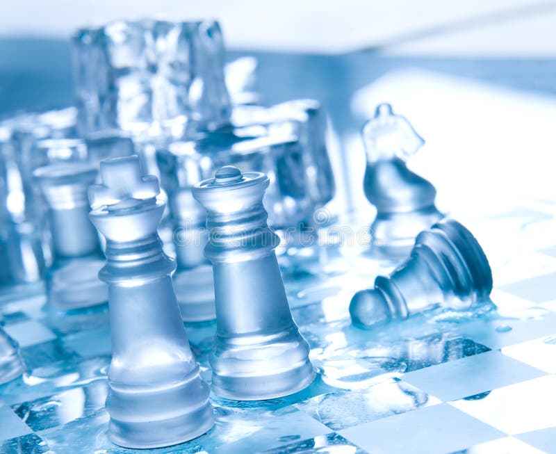 Transparent chess stock image Transparent chess stock image