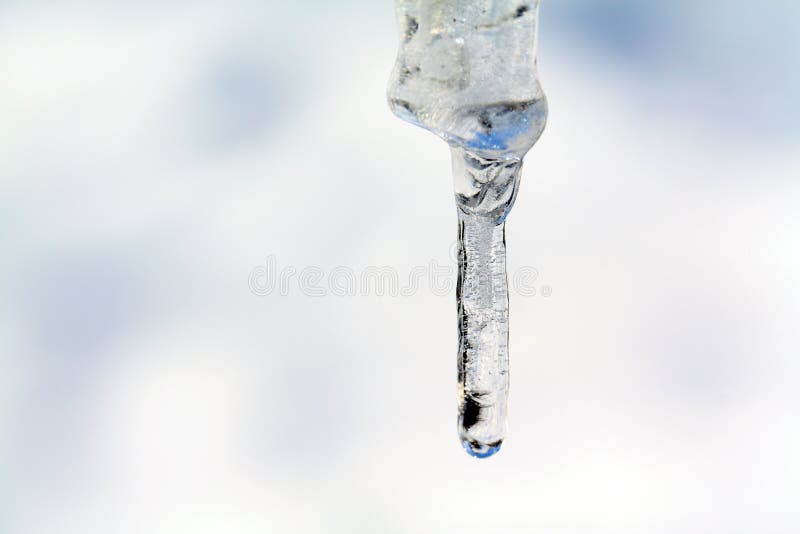 Transparent icicle