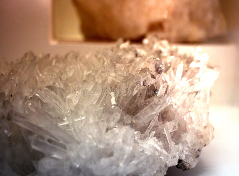 A transparent mineral crystals minerals stock photos A transparent mineral crystals minerals stock photos