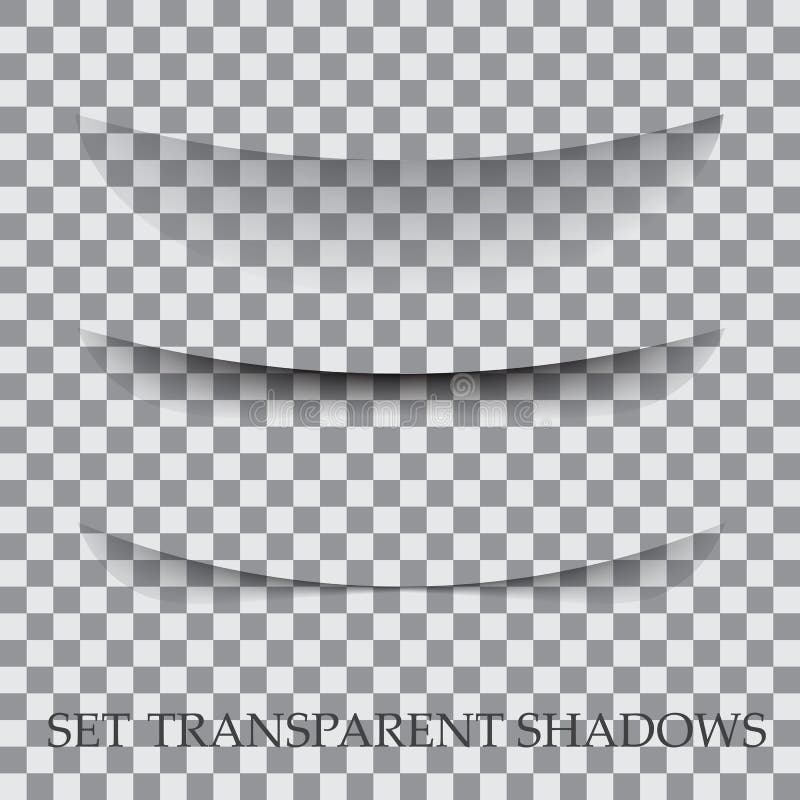 Transparent paper with realistic shadow effect is selected. royalty free illustration Transparent paper with realistic shadow effect is selected. royalty free illustration