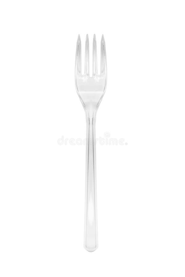 Transparent Plastic Fork Isolated On White Background Stock Photo Image of utensil, kitchen