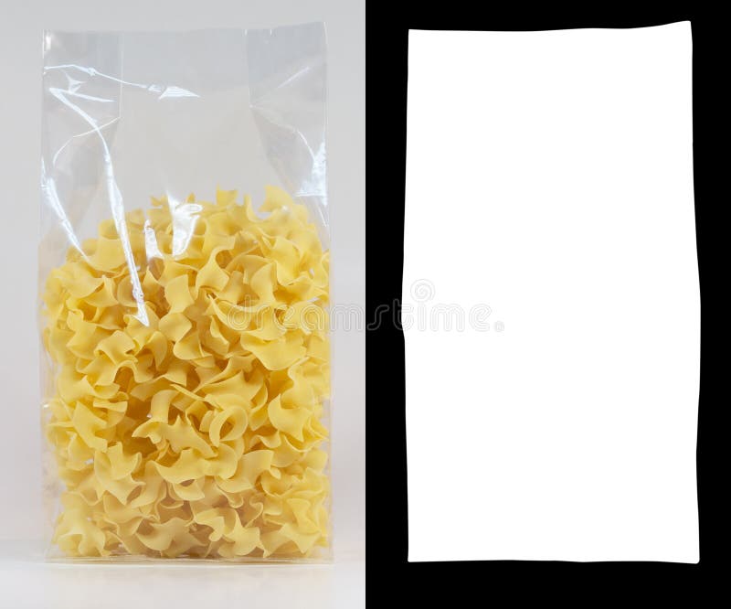 Transparent Plastic Pasta Bag Stock Photo Image of healthy, recipe
