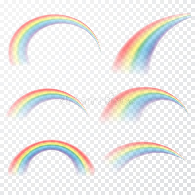 Transparent rainbow. Vector illustration. Realistic raibow on transparent background vector illustration Transparent rainbow. Vector illustration. Realistic raibow on transparent background vector illustration