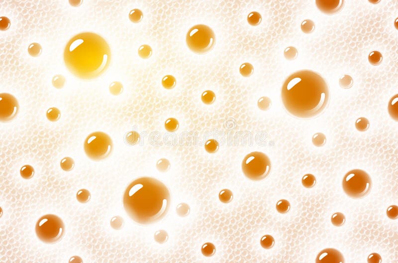 Transparent seamless foam pattern overlying on the background of a beer color royalty free illustration Transparent seamless foam pattern overlying on the background of a beer color royalty free illustration