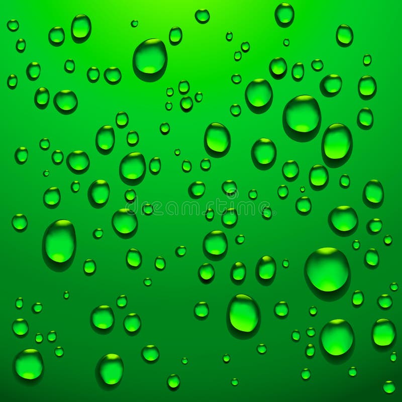 Transparent water drops stock vector. Illustration of liquid - 3467127