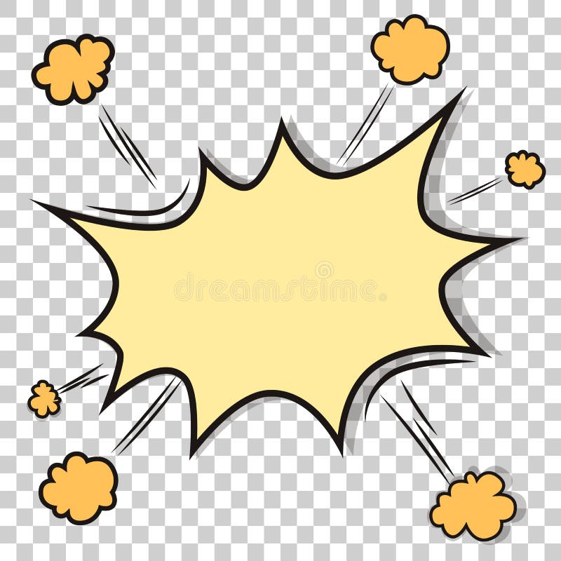 Transparente Schablone Boomcomic-buch-Explosion stock abbildung Transparente Schablone Boomcomic-buch-Explosion stock abbildung
