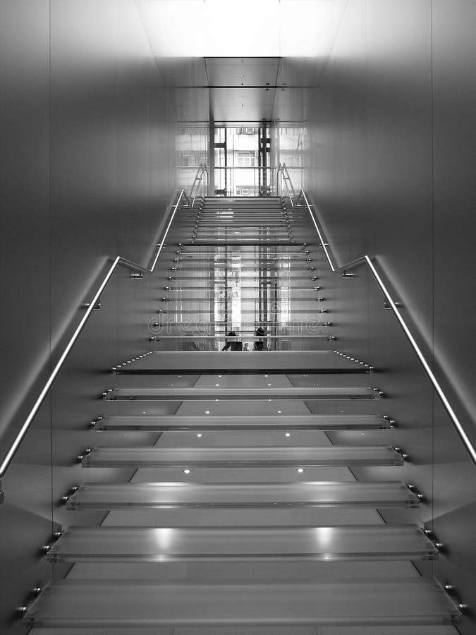 Transparente Treppe stockbilder Transparente Treppe stockbilder